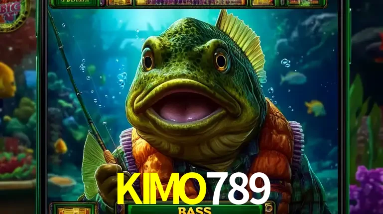 Personagem de peixe pescador do popular jogo de slot com tema de pescaria, uma das emocionantes opções de caça-níqueis para jogar e ganhar no cassino KIMO789.